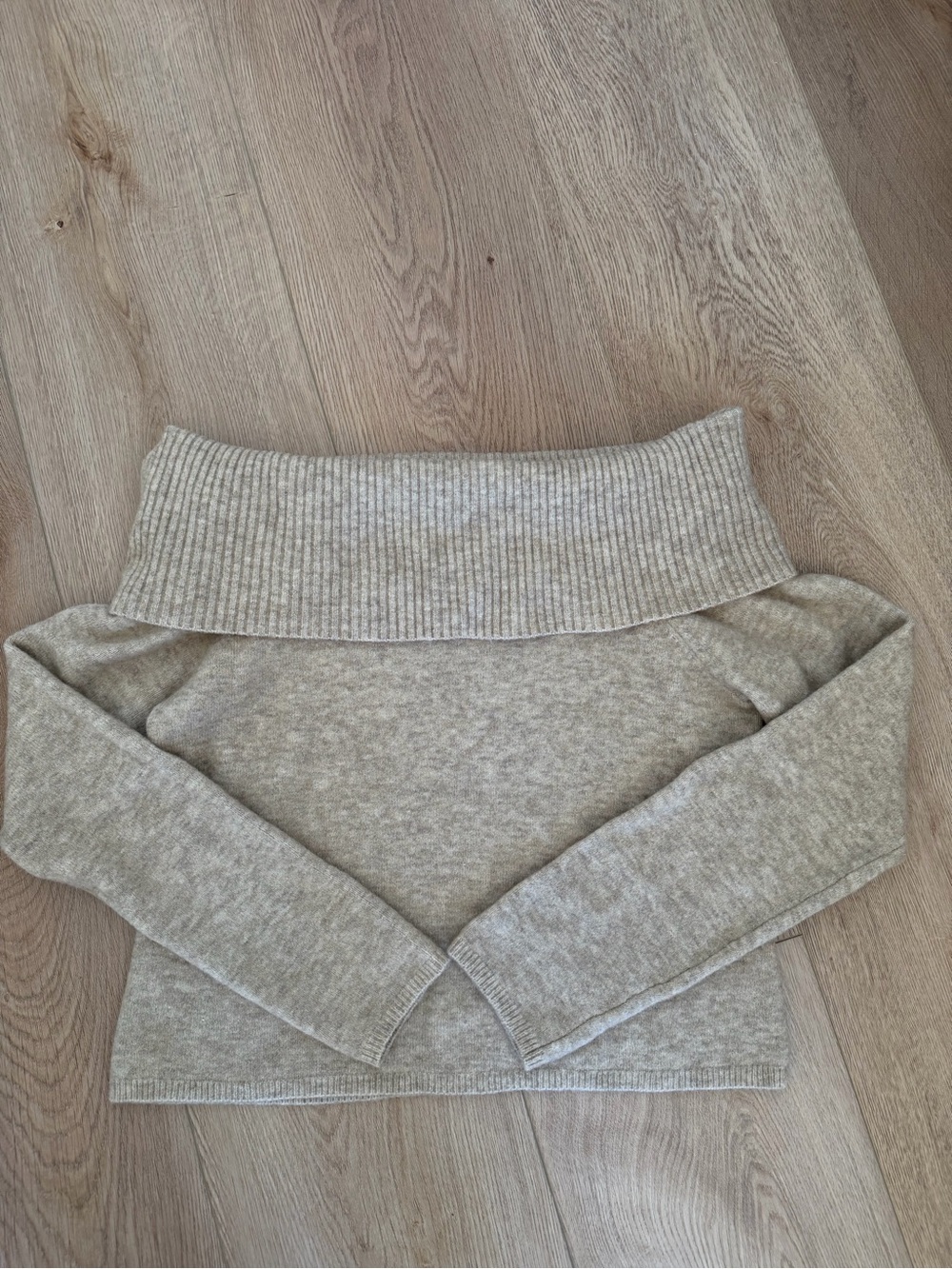Babaton Off-Shoulder Merino Blend Sweater